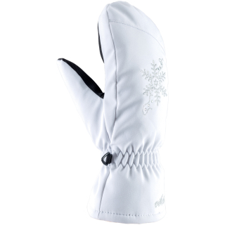 Rękawice narciarskie damskie Viking Aliana Mitten jednopalczaste białe
