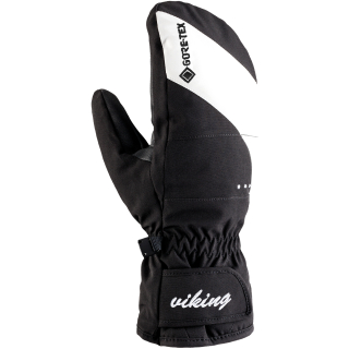 Rękawice zimowe damskie Viking Sherpa GTX Mitten czarno-biały