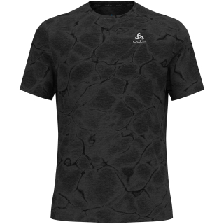 Koszulka z krótkim rękawem męska ODLO Zeroweight Engineered Chill-Tec T-Shirt Crew Neck s/s czarna