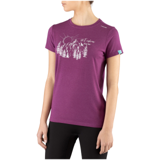 T-shirt damski Viking Lenta Bamboo Light Lady różowy - 500/22/5540/46