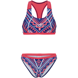 Strój kąpielowy damski Aquafeel Bikini Racerback "Wild Graphic"