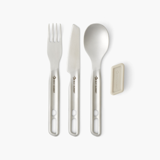 Zestaw sztućców turystycznych SEA TO SUMMIT Detour Stainless Steel Cutlery Set dla 2 osób