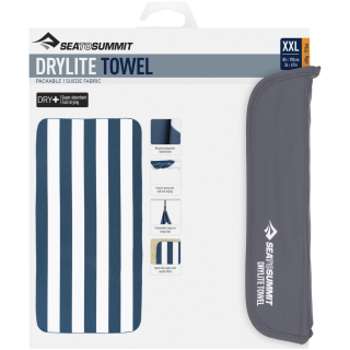 Ręcznik szybkoschnący Sea To Summit Drylite Towel 85x170 granatowy - ADRYA/BB