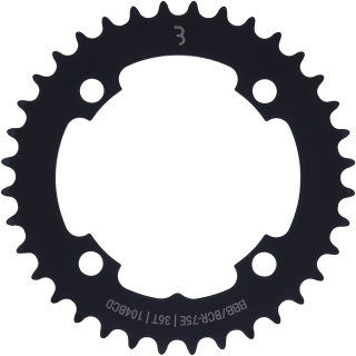 Zębatka rowerowa BBB chainring E-bikeGear steel czarny