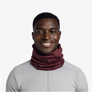 Bandana BUFF MERINO LIGHTWEIGHT SOLID GARNET