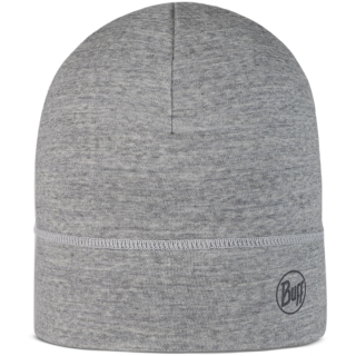 Czapka BUFF MERINO LIGHTWEIGHT BEANIE SOLID LIGHT GREY