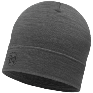 Czapka BUFF MERINO LIGHTWEIGHT BEANIE SOLID GREY