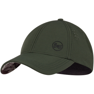 Czapka z daszkiem BUFF SUMMIT CAP HASHTAG MOSS GREEN S/M