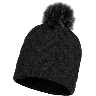 Czapka BUFF KNITTED & FLEECE HAT CARYN GRAPHITE