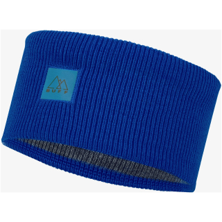 Opaska BUFF Crossknit Headband SOLID AZURE BLUE