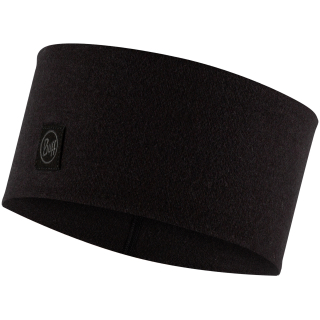 Opaska BUFF MERINO WIDE HEADBAND SOLID BLACK