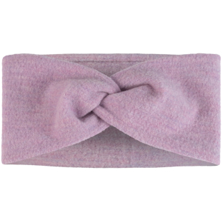 Opaska BUFF MERINO FLEECE HEADBAND SOLID LILAC SAND