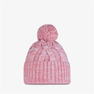 Czapka dziecięca BUFF KNITTED & FLEECE HAT BLEIN PALE PINK