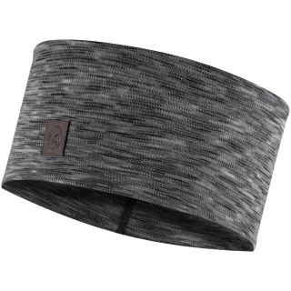 Opaska BUFF MERINO WIDE HEADBAND MULTISTRIPES FOG GREY