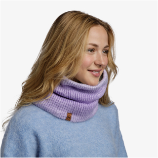 Bandana BUFF KNITTED & FLEECE NECKWARMER MARIN LAVENDER