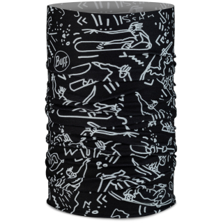 Bandana dziecięca BUFF ORIGINAL ECOSTRETCH TIVAT BLACK