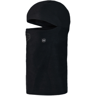 Kominiarka dziecięca BUFF THERMONET® HINGED BALACLAVA SOLID BLACK