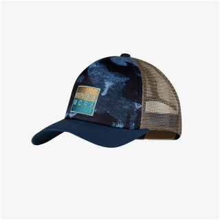 Czapka z daszkiem BUFF TRUCKER CAP SNIGS NIGHT BLUE