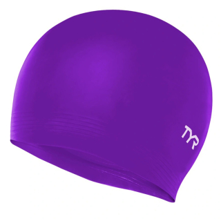 Czepek pływacki lateksowy TYR Latex swim cap fioletowy