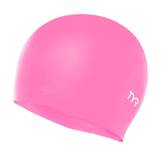 Czepek pływacki lateksowy TYR Latex swim cap jasno-różowy