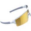 Okulary rowerowe BBB sport glasses Fuse PC MLC orange biały one size